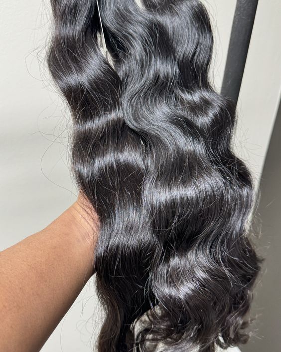 Raw hair ondulés